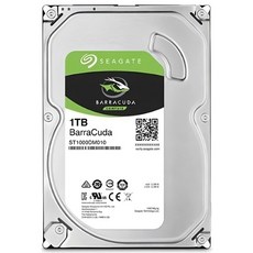 Seagate 新梭魚 BarraCuda 3.5吋桌上型硬碟 256MB快取 SATA 6Gb/秒 7200轉, ST1000DM014, 1個