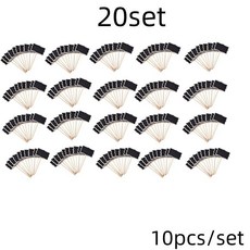 10 Pcs 미니 분필 보드 식료품 저장실 레이블 장식 태그 나무 칠판 어린이, 블랙-20세트