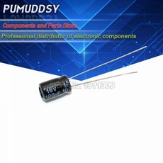50PCS 16V100UF 5*7mm 100 미크로포맷 16V 5*7 전해 커패시터, 50개