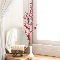 앵두열매슬랜더대형화병set 70cm (DIY) 조화 인테리어, 1개