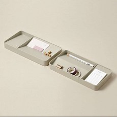 문구트레이 수납트레이 사무용품정리함, 화이트