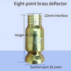 1 Pcs 구리 사이펀 필러 파이프 펌핑 오일 파이프 피팅 사이펀 커넥터 가솔린 연료 워터 셰이커 사이펀, 8 points-D