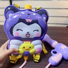 키즈물총 장난감 KT고양이 베이비 풀아웃 워터 스프레이 워터밤 물총놀이, 표준 구성, 쿨로미 2L