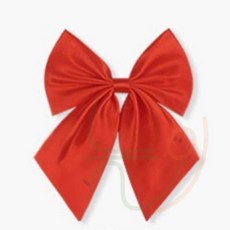 늘여섯 리본 타이 레드 여아넥타이