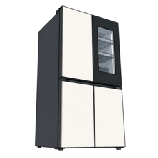 LG 양문형 4도어 냉장고 854L 노크온 더블매직스페이스 미스트 베이지 M876GBB582 2등급 기사님설치 폐가전무상수거