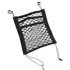 安伯特 座椅頭枕桿固定式收納置物袋 阻隔輔助網 ABT-A115, 1個