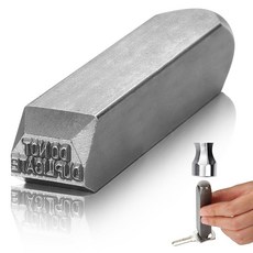 열쇠용 패시미 금속 스탬프는 스탬프 키 펀치 1/16인치 스틸 도구 가죽 공예품과 중복되지 않습니다