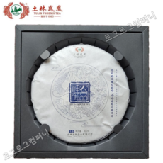 토림패 2019년 생차 신농어품 점선 무량산핵심산구원료 생태유기청병 원차 300g, 1개, 1개입