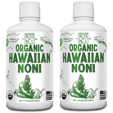 인증된 유기농 하와이안 노니 주스 - 플라스틱 2 X 32 온스 인증된 유기농 하와이안 노니 주스 - 플라스틱 2 X 32 온스, 946ml