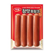 하림 참맛 후랑크 80g X 20개(냉장)