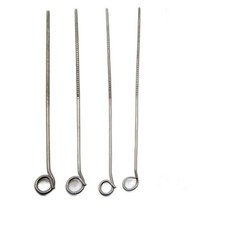 용접 클리너 화구 노즐 그을음 와이어 산소바늘 지름 04x78 mm 1개 나사 없음, 직경 0.4x78mm 1개