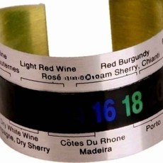 아날로그온도계 와인 온도계 클립 식품온도측정기 와인용소모품 온도라벨테이프