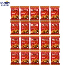 삼진 미니프레첼 매콤한비프맛, 70g, 20개