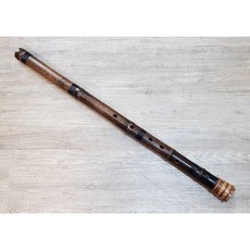 雅典樂器世界 極品 G調 六孔 紫竹 洞簫 南簫 - 專業演奏級別，附贈教學指南, 1個