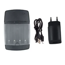 스마트 충전기 지능형 LED 표시기 USB EU US AC DC 전원 어댑터 1.5V LR03 AA LR6 AAA AAAA 알카라인 충