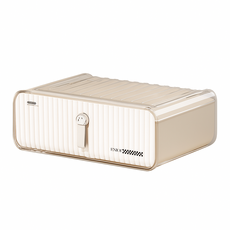 貼身衣物收納盒 （抽屜式 / 穩固疊加 / 透明可視 / 分類收納）, 無格內衣收納, 1個