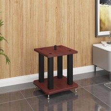 스피커 받침대 액세서리 우퍼 거치대 선반 스탠드 북쉘프, 티크 40 x 45 높이 40, 기본 색상