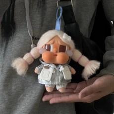 팝마트 크라이베이비 휴가 일기 시리즈 인형옷 인형액세서리 인형의상, 아기가 없어요, 실버 2피스 세트(재킷+팬츠)