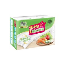 春風 1秒抽 吸水吸油 廚房紙巾 120抽x3包x8串, 1個, 120