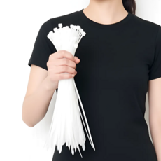 쥬롬 특대형 고강도 케이블타이 국제규격, 백색, 100개