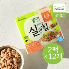 생산직송 [빠른배송] 풀무원 국산콩 냉동나또, 49.5g, 24개
