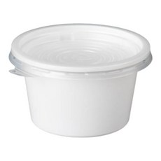 소호팩 다용도컵 70파이 대 백색 소스용기, 100개, 10세트