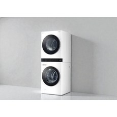 LG전자 트롬 오브제컬렉션 워시타워 세탁기 + 건조기 세트 W20EEZ 24kg + 20kg 방문설치, W20WD/24+20, 릴리화이트