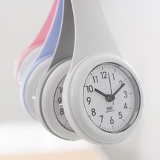 마이리빙 욕실시계 무소음 욕실용 방수시계, 욕실시계 화이트