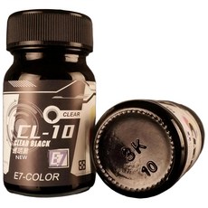 E7-COLOR CL-10 透明黑 模型漆 新改版 阿魯的模型小窩 模型塗料