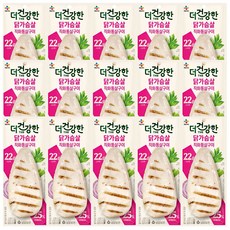 CJ 더 건강한 닭가슴살 직화통살, 100g, 15개