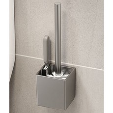 배로나 욕실 청소솔 거치대 심플형 3종세트, 1개, 회색