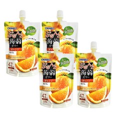 오리히로 푸룬또 곤약젤리 오렌지맛, 130g, 4개