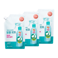 온더바디 코튼풋 발을씻자 풋샴푸 리필 자몽, 1개입, 3개, 500ml