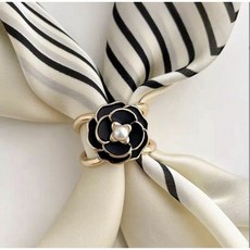 여성인기/스카프링/동백꽃스카프링/보석스카프링/진주동백꽃 스카프링/스카프연출/스카프핀/JEW-207208