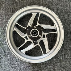 幻影鍛造輪轂 適用於小龜酷奇鬼火n1九號系列 2.5J, 1個, 銀色,2.5J/12寸, 銀色