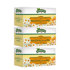 Hornimans Chamomile with honey 오르니만스 카모마일 꿀 국화차 25티백 x3팩, 35g, 3개, 25개입