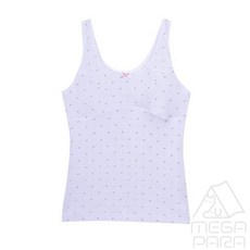 미니사라 BYC 귀여운 리본 패턴 나염 주니어 브라런닝 80 백색나염 주니어런닝브라