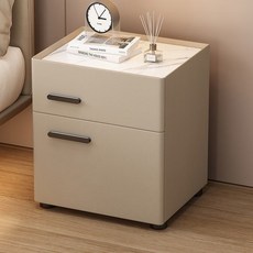 가정용 소형 금고 2단 미니협탁 안전 금고 40cm, 카키(금고포함)