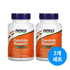 NOW CANDIDA SUPPORT Intestinal Health Vegetarian Capsules(Package Quantity, 90정, 2개