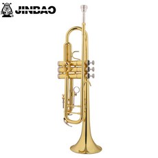 진보 트럼펫악기 초보자 연주급 성인 내림B조도금 JBTR 400, 금색