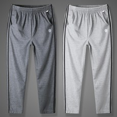 굿럭샵 빅사이즈 트레이닝 팬츠 2선 츄리닝 바지 남성 여성 루즈핏 추리닝 MS02