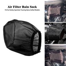 오토바이 필터 공기 청정기 비 양말 방수 키트 에어 보호 커버 Harley Touring Sportster 883 1200 Softail Dyna Fat Boy Road King, 7)Rain cover, 1개