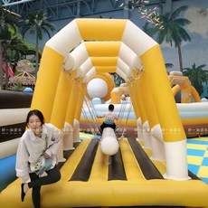 대형 물놀이 에어튜브 워터파크 수상놀이 풍선 장난감 풀장 레저 놀이기구 모음, 클래식 스윙 4X2