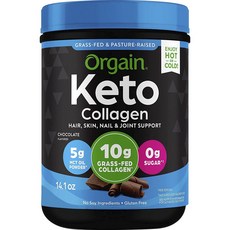 Allgain 酮膠原蛋白巧克力味, 1個, 399.7克, 399.7克