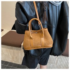 투니스 여성 빈티지 심플 데일리 미니 토트 크로스백