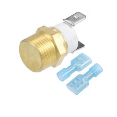 X AUTOHAUX 범용 자동차 라디에이터 엔진 냉각 팬 온도 온도 센서 스위치 1cm(3/8인치) NPT 155-170도 135도 꺼짐