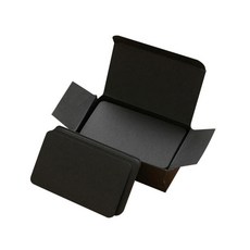 GHSHOP 백지 색인 카드 90매 플래시 카드 학습 노트 등에 적합, 종이, 블랙