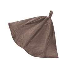 보스케 극세사 사우나 모자 온천여행 스파햇, 1개, 브라운