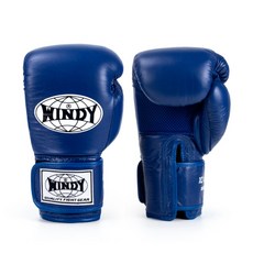 WINDY BGN 手心網格拳擊手套, 藍色,12oz, 1個