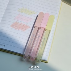 JOJO 星空調色師閃閃螢光筆, 1包, 巴里粉海(橘粉黃), 橘粉黃